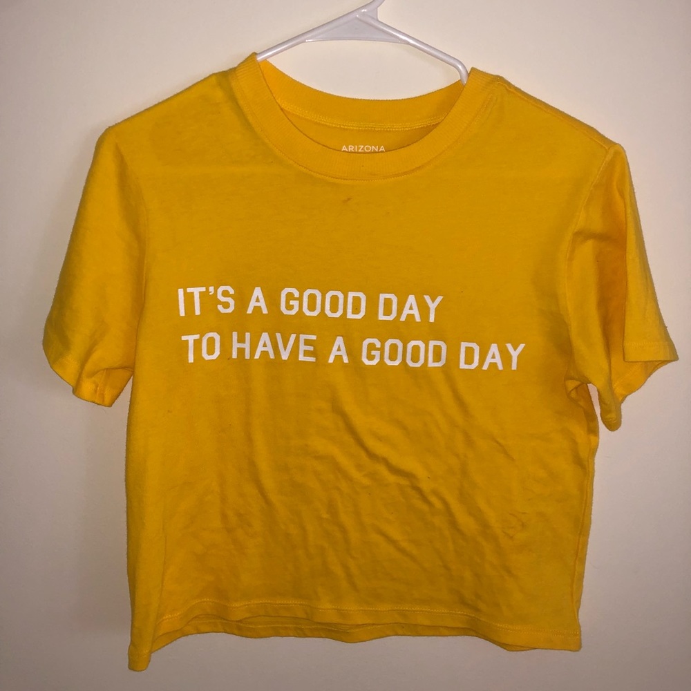Quoted cropped t shirt!